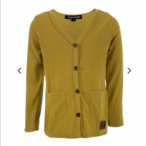 Kids mustard cardigan
